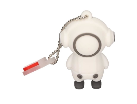 HURRISE Memoria USB de Dibujos Animados Dongle a Prueba de Golpes Interfaz Usb Cambio Rápido Tarjeta de Memoria Blanca 128Gb