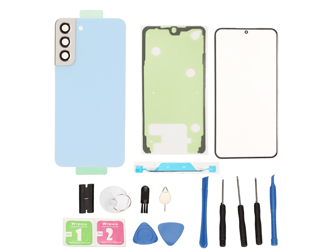 Kit De Reparación De Cristal Trasero Para S22, Fácil Instalación, Incluye Kit De Reparación Profesional, Color Azul