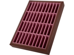 Caixa De Joias De Madeira Com Compartimentos, Organizador Para Pulseiras E Braceletes, Bandeja De Armazenamento.