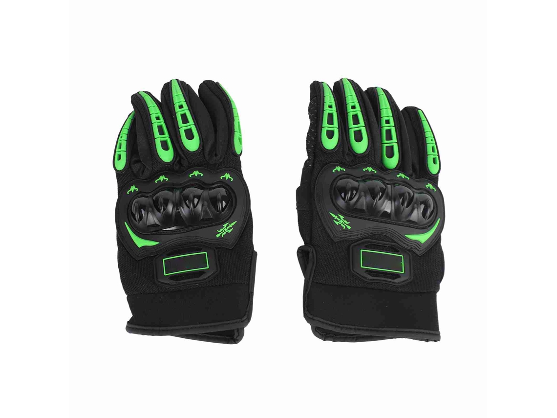 2026-guantes De Moto De Dedos Completos Con Pantalla Táctil Transpirables Con Mano Completa Verde