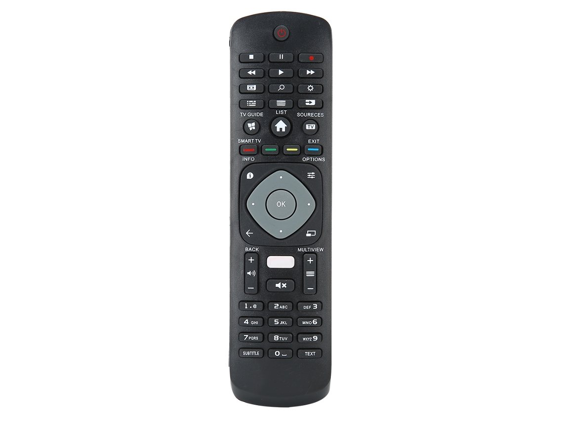 Mando A Distancia De Repuesto Para Televisor Philips Netflix, Negro, 10 M/33 Pies