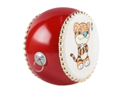 Tambor de vaca de 15 cm, juguete para niños, instrumento musical