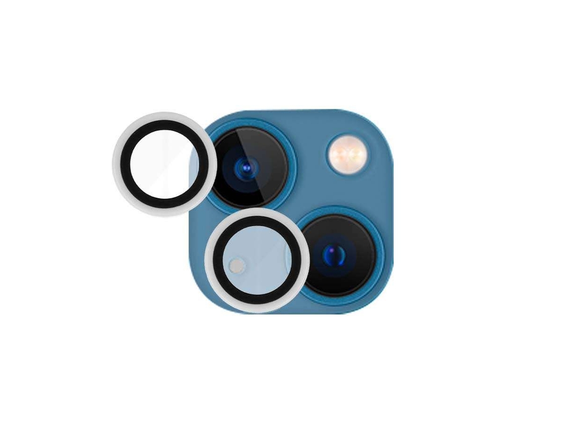 Cubre Objetivo Fluorescente Blanco Para Iphone 14 Plus