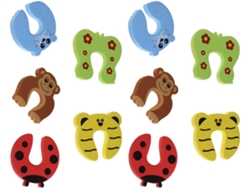 Juego De 10 Protectores De Dedos De Eva Antipinzamiento Para Bebés, Tanto Para Niños Como Para Niñas.