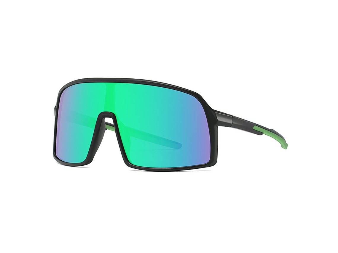Gafas De Sol De Ciclismo Polarizadas Uv400 Anti-ultravioleta Gafas De Ciclismo De Bicicleta De Montaña Negro Verde Gertiz