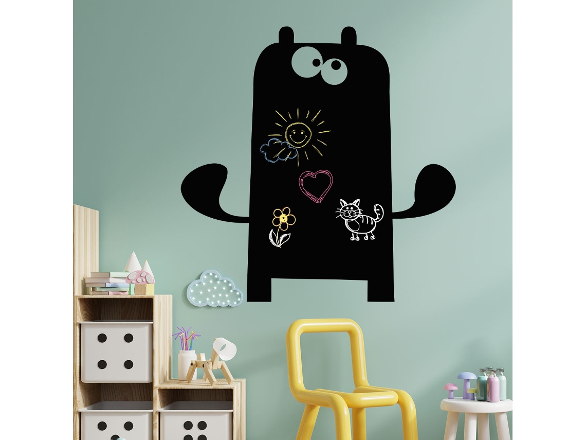 Pegatina de Pared de Pizarra Monstruo 1 AMBIANCE STICKER