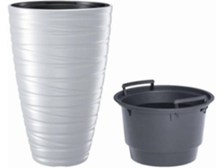 Maceta PROSPERPLAST Maze DPMZ (Blanco)