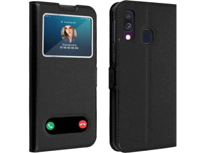 Funda Samsung Galaxy A40 AVIZAR Silicona Negro