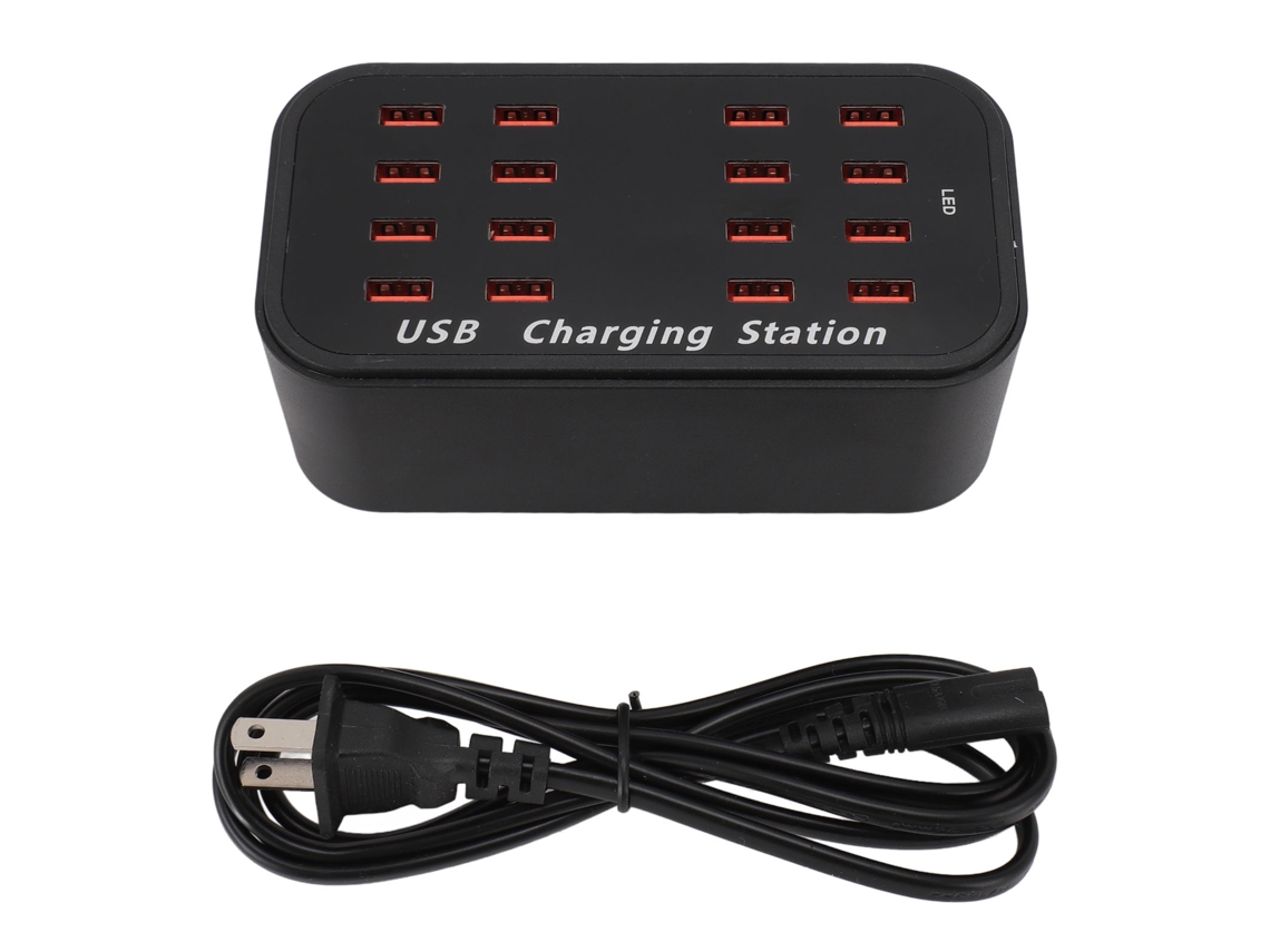 Cargador Usb De Múltiples Puertos 16 Puertos Para Múltiples Dispositivos Carga De Alta Eficiencia De 100w