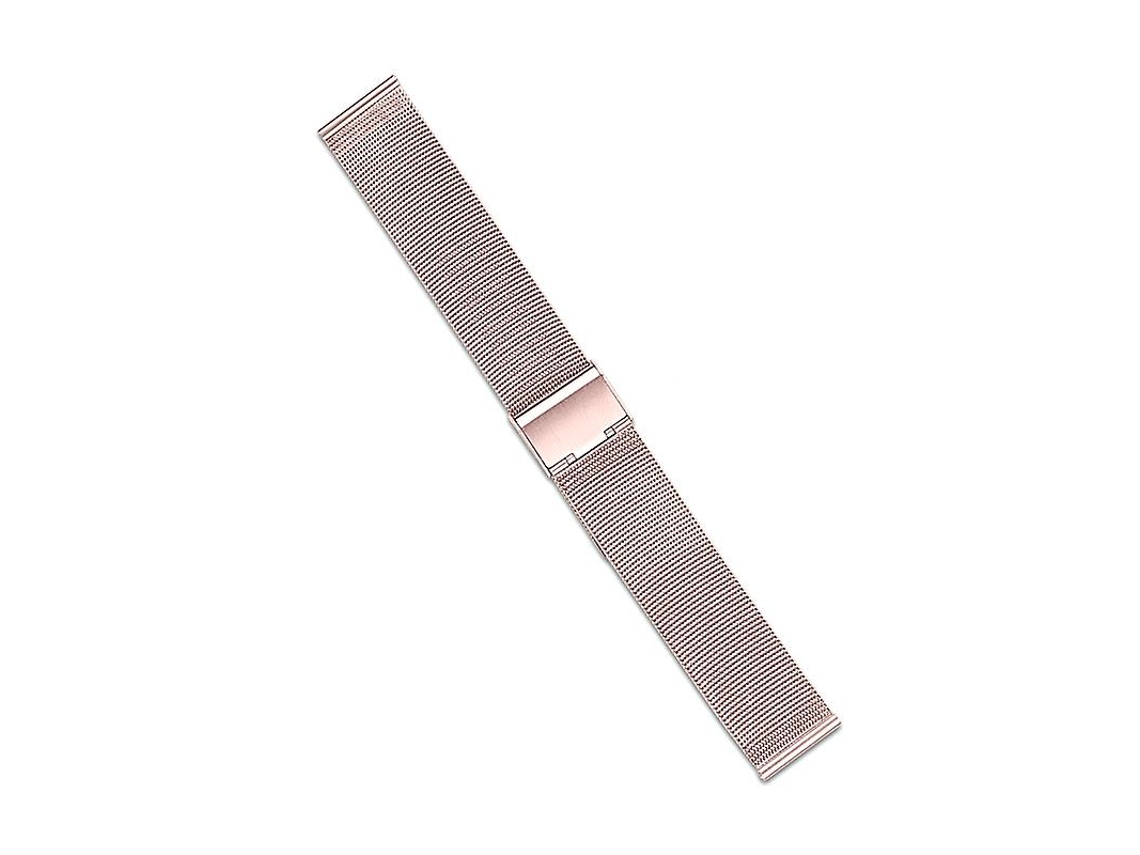 Correa de repuesto de acero inoxidable Milanese Loop de 22 mm para reloj inteligente Suunto 9 con hebilla Ly para bicicleta eléctrica