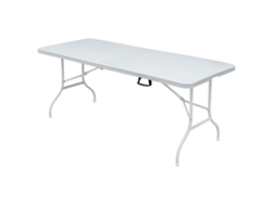 Mesa Recreación,plegable,180cm,antioxidante,fácil Limpiar,interior Oficina Exterior,blanco