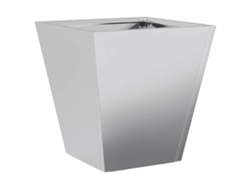 Jardinera De Jardín VIDAXL Galvanized steel/Grey Acero (30x30x30cm)