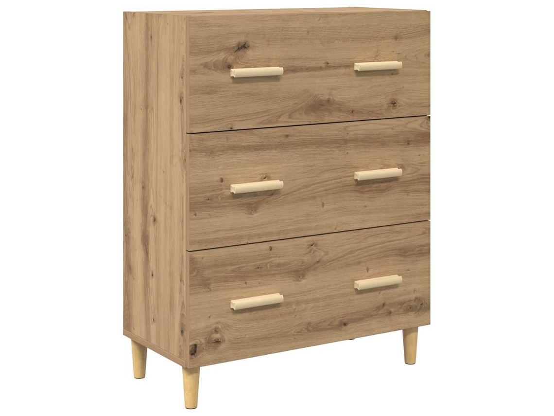 Maison Exclusive - Aparador Roble Artesanal 69,5 X 34 X 90 Cm Madera De Ingeniería