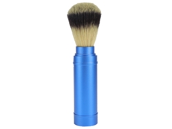 Brocha de afeitar portátil para viajes y limpieza facial.