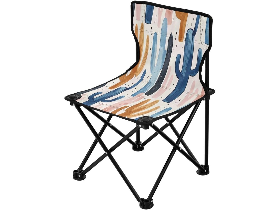 Bonita Silla Plegable De Camping Resistente Duradera Portátil Fácil Instalar