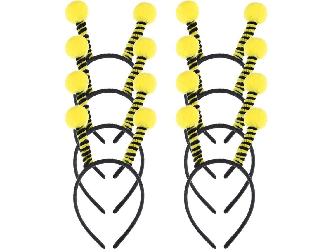 8 Diademas De Abeja Con Antenas, Accesorios Para Fiestas De Halloween, Navidad Y Cosplay.
