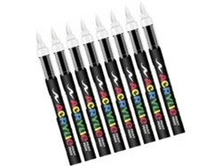 Rotulador Acrílico Con Punta De Pincel Suave Para Niños, Dibujo Y Manualidades.