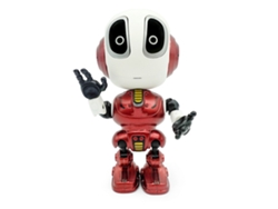 Mini Robô Falante Inteligente Com Olhos Led, Gravador, Carregamento Usb E Controle Por Toque - Brinquedo Educativo Para Crianças