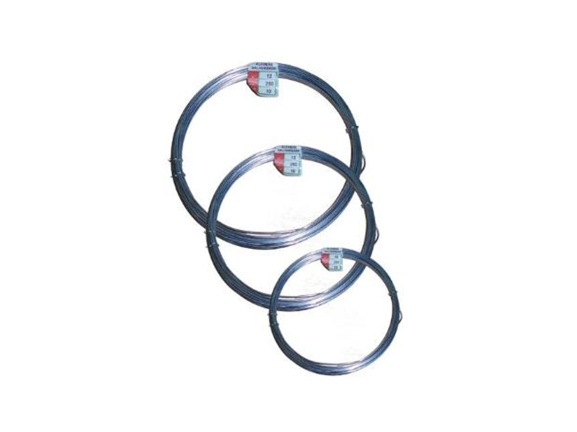 Alambre galv.rollos 1-4 kg. n    1   0,60 mm el rollo