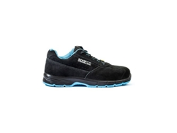 Zapato Deportivo De Seguridad Horizon Moreno S1ps (talla 40) Color Negro Y Azul Con Suela Antiestática