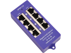 Inyector Poe Gigabit Pasivo, Módulo De 48 V O 24 V, 4 Puertos, 1000 Mbps