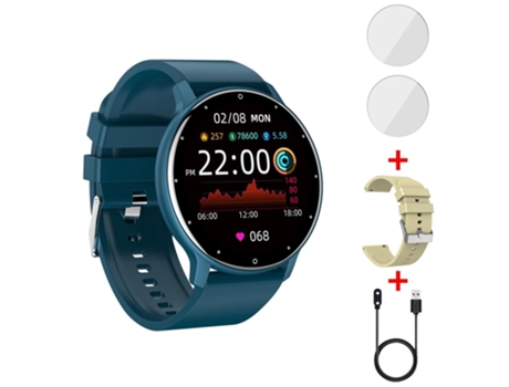 Smart Watch Impermeable Fitness Tracker Deporte Hombres Mujeres Monitor de Frecuencia de Sueño Smartwatch Para Huawei Smartphone VEANXIN