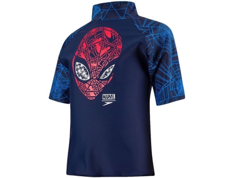 Rash guard Unisex SPEEDO Marvel Spiderman Azul para Natacion (5 Años)