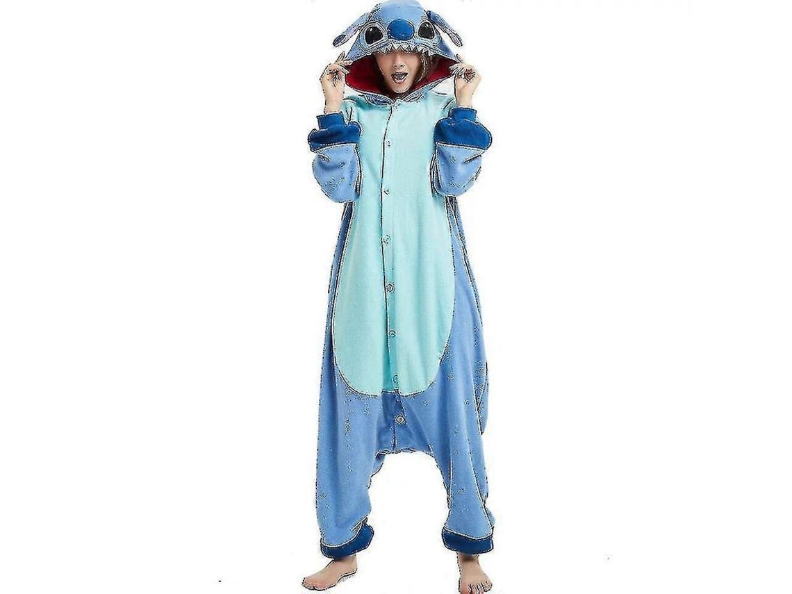 Pijama Enterizo De Felpa Con Estampado De Dibujos Animados De Anime, Tallas De La S A La Xl - Tienda Luolv
