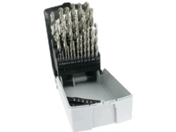 Caja De Broca De Metal Tivoly Hss Rectificada 25 Brocas De 1 A 13mm Caja Económica Inquebrantable