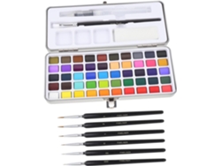 Juego De Acuarelas De Colores Sólidos, Kit Portátil Para Artistas Principiantes.