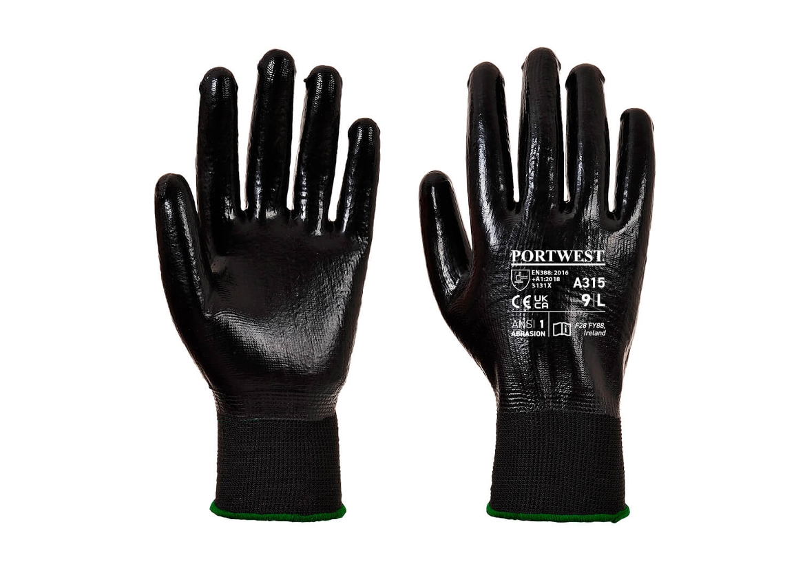 Guante All-flex Grip: Ligero Y Ergonomico Negro / Xxl