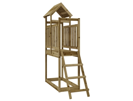 Parque Infantil De Exterior VIDAXL Marrón Madera (53x110x214 cm)