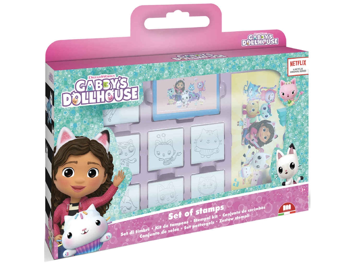 Conjunto de Sellos GABBY'S DOLL HOUSE.