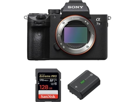 Kit Cámara SONY ALPHA 7 III + SanDisk 128 GB + Batería (Full-Frame)