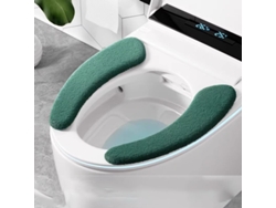 Juego De Cojines Para Asiento De Inodoro Suaves Y Cómodos Green