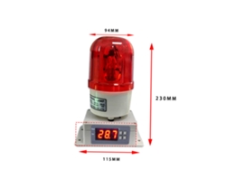 Termostato Inteligente Con Alarma De Temperatura, Sonido Y Luz Para Salas De Máquinas Y Hornos Agrícolas.