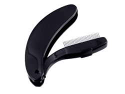 Paquetes de peine para pestañas plegable, peine de acero inoxidable para cejas y brochas para maquillaje de pestañas y cejas KOFIHETY