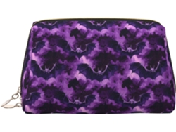 Neceser De Viaje Cuero Organizador Para Mujer Diseño Estampado Vacaciones