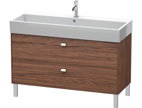 Mueble de aseo DURAVIT Brioso de 118,4 x 45,9 cm 2 extraíbles con sifón y delantal para lavabo Vero Air 235012