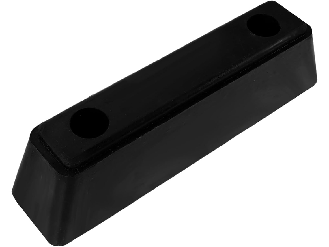 Almohadilla Protectora Rectangular De Goma Negra Para Remolques, Para Mayor Seguridad.