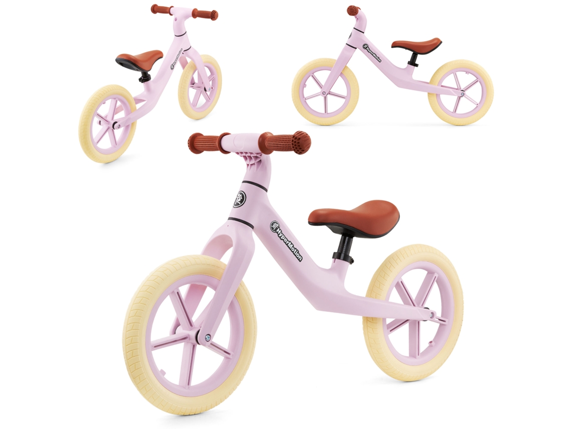 Bicicleta De Equilibrio Infantil Hypermotion Marcelo Rosa, Ligera 1,75 Kg, Ruedas Pu 12'' Retro