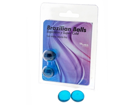 Estimulador DIVERTY SEX&GT;TALOKA 2 Bolas Brasileñas Efecto Frio Gel Excitante