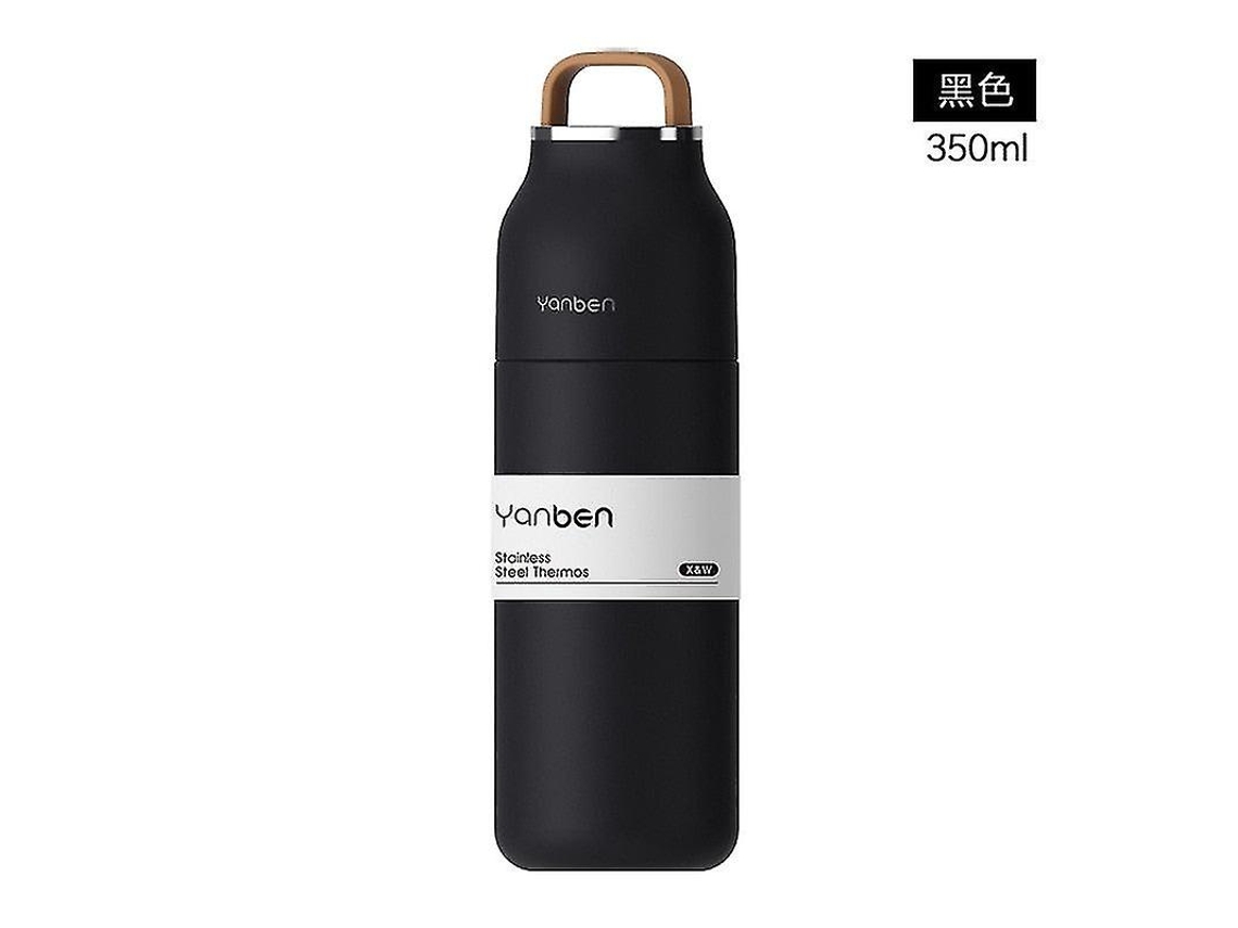 Termo portátil de acero inoxidable de 350 ml, termo al vacío, taza térmica, botella de agua térmica de 12 horas Ly Ebike