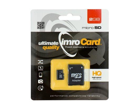 Adaptador de Tarjeta de Memoria Imro Microsd 2Gb