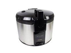 Olla arrocera Cuco SR-4600 negra, acero inoxidable, 4,6 L
