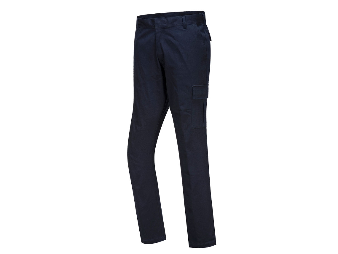 Pantalón Stretch Slim Combat - Comodidad Y Estilo Gris Marengo / 32