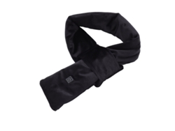 Bufanda Calentada Usb Inteligente 3 Niveles 25℃-45℃ Algodón Fibra De Carbono Para Cuello Invierno Negro