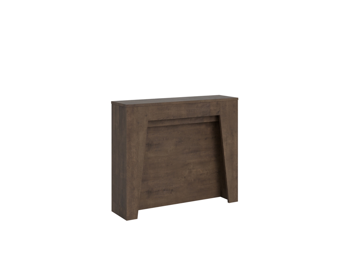 Consola extensible 90x25/181 cm Anea Nogal