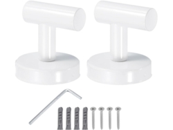 2 Ganchos De Baño Impermeables De Acero Inoxidable Para Toallas/abrigos, Para Puertas De Cocina,