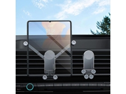 Soporte Para Teléfono De Coche Con Clip Antiviento Por Gravedad Para Galaxy Z Fold Y Smartphones Grandes.
